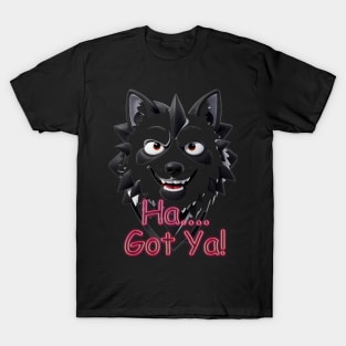 funny wolf scary style T-Shirt